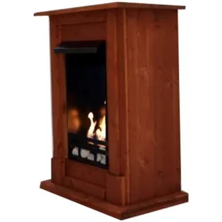 Kaminbau Mierzwa Echtfeuer-Dekokamin Madrid (Deluxe, Brenngel & Bio-Ethanol Kamin inkl. regulierbarem Brenner & Zubehör), Farbwahl, Gelkamin, Ethanolkamin, Kaminofen, Bodenkamin rot