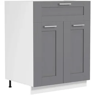 VCM Unterschrank Colura 60 x 46 x 82 cm Schwarz