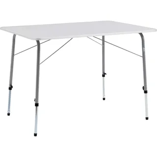Bo-Camp Campingtisch Höhenverstellbar 100x70 cm Grau