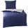 Wendebettwäsche Dunkelblau/Blau 240 x 220 cm 2 x 80 x 80 cm