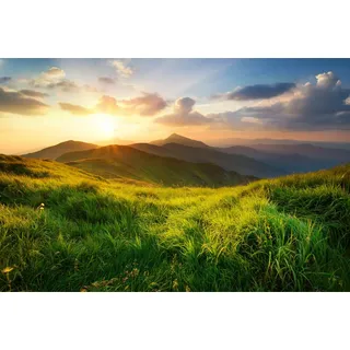 Muralo Fototapete Selbstklebend Natur, Berge, Landschaft - 135x90 cm