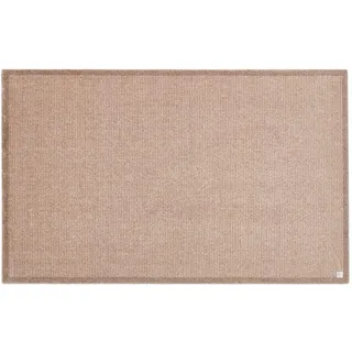Barbara Becker Fußmatte Gentle, Schmutzfangmatte für Eingangsbereich und Wohnungstür, Fußabstreifer Innen, Türmatte, Taupe 67 x 110 cm