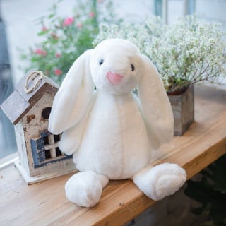 Versteckspiel, Kaninchen, Karotte, Erdbeere, Plüschtier, Kaninchenpuppe, Hase, Plüsch, weiches Plüsch-Kaninchenspielzeug (30 cm)