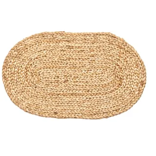 Jute & Co. Fußmatte aus Naturjute, oval, 48 x 78 cm