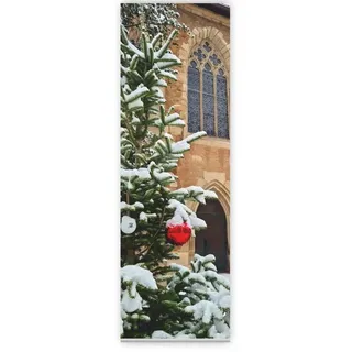gardinen-for-life Schiebegardine Weihnachten in der Kirche Flächenvorhang HxB 180x60 cm - B-line weiß