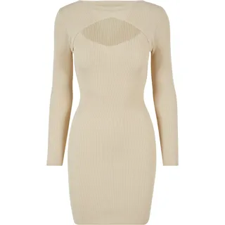 URBAN CLASSICS Shirtkleid Cut Out Beige L