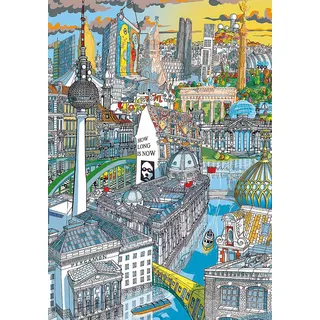 Educa 18469, Berlin, 200 Teile City Puzzle für Erwachsene und Kinder ab 6 Jahren, Deutschland