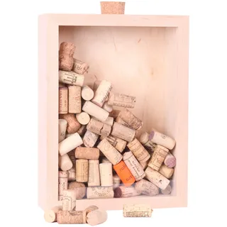 3D Bilderrahmen Tief Zum Befüllen Objektrahmen Echt Holz Box A4 Sparbüchse DV-1998-RD