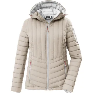 KILLTEC Damen Steppjacke, packbar KOS 75 WMN QLTD JCKT, hellzement, 44 43801-000