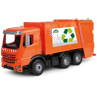 Lena 4604 04604 - Worxx Müllwagen Mercedes Benz Arocs, Spielzeugauto ca. 53 cm, LKW für Kinder ab 3 Jahren, robuster Müllwagen mit 2 Klicks und realistischen Spielfunktionen