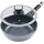 Ø 28 cm x 8,5 cm grau inkl. Glasdeckel