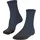 Trekkingsocken 6688 dark blue mel 39-41