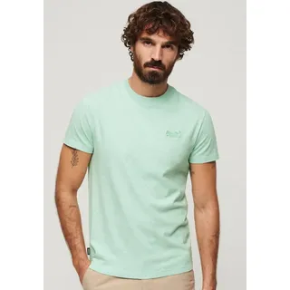 Superdry Herren T-Shirt grün meliert, grün, Frühjahr/Sommer 2026