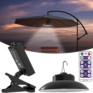 Solar Hängelampe, Solarlampen für Außen Hängend, Solar Lampe Outdoor IP66 Wasserdichte für Garten Terrasse Balkon Pavillon Camping Sonnenschirm