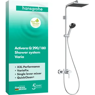 Hansgrohe Activera Q Brausesystem 290x180 1jet Chrom 28747000
