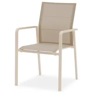 Zebra Bee Sessel Aluminium light taupe
