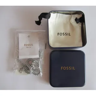 Fossil Herren Halskette Silber Edelstahl JOF00661040