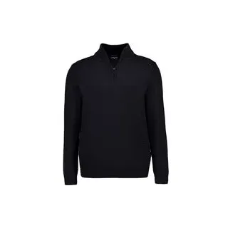 Strellson Herren Pullover schwarz unifarben, schwarz, Herbst/Winter 2025/2026
