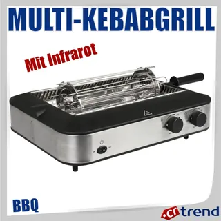 BBQ Multi Kebabgrill Infrarot Innenraum Grill Timer