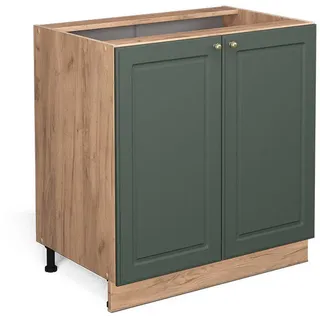 Vicco Unterschrank Fame-Line 80 x 82 x 51,6 cm Grün-Gold