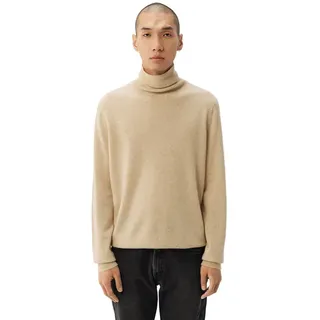 GOBI Cashmere Rollkragenpullover Naturfarbe Basic Kaschmir Rollkragenpullover beige|braun S