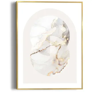 Reinders Wandbild 30 x 40 cm Glamour Marble Holz Gold