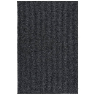 Teppich Schmutzfangläufer 100x150 cm Anthrazit, furnicato, Rechteckig schwarz