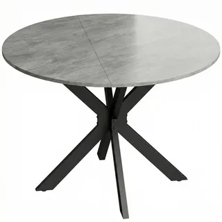 Homcom Esszimmertisch 110 x 76 cm grau