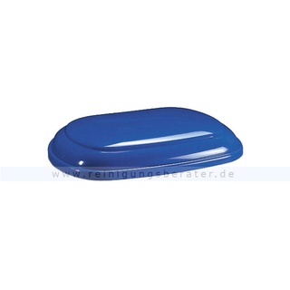 Deckel für TTS Treteimer Derby 60 L und 30 L blau 100 % aus glattem und desinfizierbarem Polypropylen