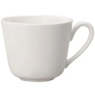 Villeroy und Boch Twist Weiß Mokka-/Espressotasse, 100 ml, Höhe: 6 cm, Premium Porzellan