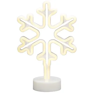 Konstsmide Weihnachtsbeleuchtung  LED Schlauchsilhouette Schneeflocke
