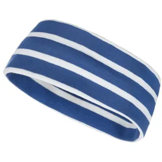 modAS Stirnband Unisex 2535 Kopfband Maritim Kinder und Erwachsene zweilagig Baumwolle Streifen & Unifarben, leichter Tragekomfort, Formstabil & Pflegeleicht blau 3 - bis 60 cm Kopfumfang (Erwachsene)