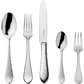 Robbe & Berking Martelé 5-teiliges Menübesteck (925 Sterlingsilber)