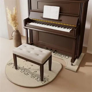 Chickwin Schallschutz Klavierteppich, Antivibrationsmatte Schalldichte Teppich Matte rutschfest Geteilter Typ für Schalldämmung Klavier/Studio/Wohnzimmer -Notenblätter (Igel,70x160cm)