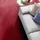 ANDIAMO Velours Gesamthöhe 8 mm Luxusklasse LC1 rot bordeaux B 400cm L 200cm Kunstfaser Teppiche Uni Farben Breite strapazierfähig pflegeleicht Wohnzimmer