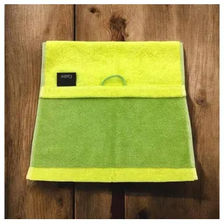 CAWÖ Lifestyle Splash Handtuch 30 x 50 cm grün