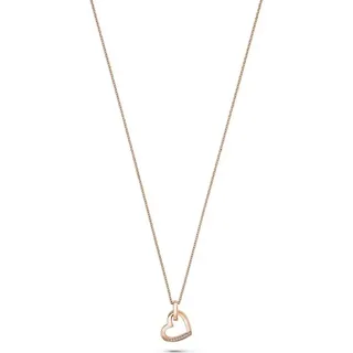 JETTE Kette TWISTED HEART roségold
