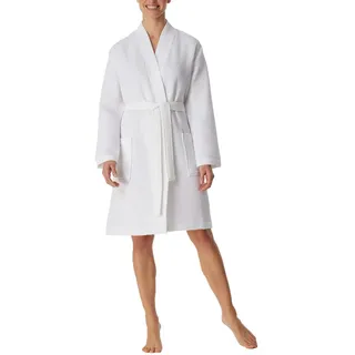 Schiesser Damen Bademantel Morgenmantel stilvoller Waffelpiqué - 178411 - XL