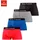 Hipster rot/grau/schwarz/navy-uni M