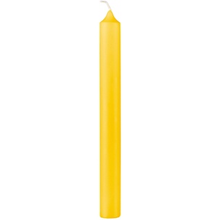 Kerzen in Farbe Altarkerze, Leuchterkerze, Stabkerze, Gelb, 30x300mm, Ceresinwachs, RAL Kerzenqualität, Deutschland