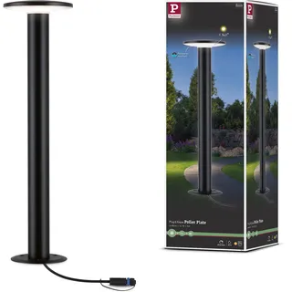 Paulmann Außenleuchte Kunststoff 63,6 cm inkl. 1x6,1 Watt dimmbar IP44 Anthrazit