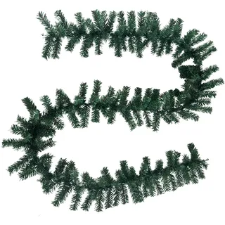 PrimoLiving künstliche Tannengirlande 500 cm Tannengrün- Weihnachtsgirlande 5m grün Deko Girlande für Weihnachten Advent P-13069