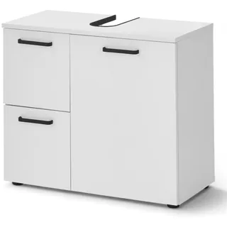 Stella Trading Waschbeckenunterschrank 1 Fächer 70 x 60 x 35 cm Weiß