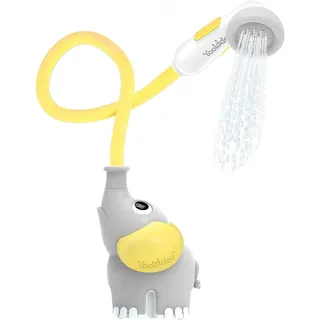 Yookidoo Babydusche Elefant in Grau mit Gelb