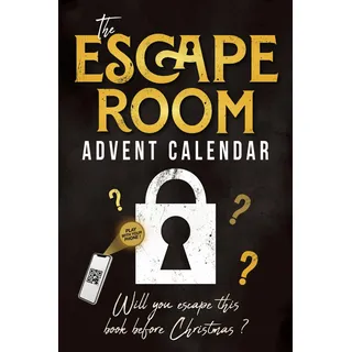 The Escape Room Advent Calendar: Puzzle book for adults with 24 interactive riddles to solve while waiting for christmas