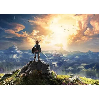 Puzzle für Erwachsene 1000 Teile Zelda Puzzles für Kinder Lernspielzeug Denkspiel Geschenk Teenager DIY Home-Entertainment-Spiel 70x50CM