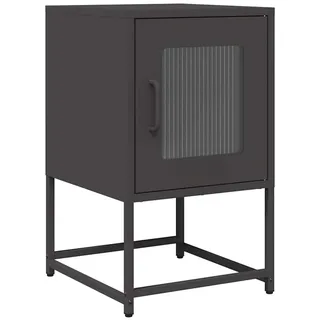 vidaXL Nachtschrank 36 x 39 x 60,5 cm Schwarz