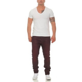 Diesel Slim-fit-Jeans Tepphar 0858X - 0679T (Bordeaux Rot) Stretch, 5-Pocket-Style, Slim Fit W32
