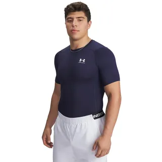 Under Armour HeatGear kurzarm Funktionsshirt Herren 410 midnight navy/white L