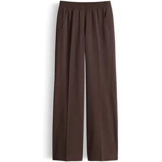 Opus Melane Wide Leg Hose Braun 38